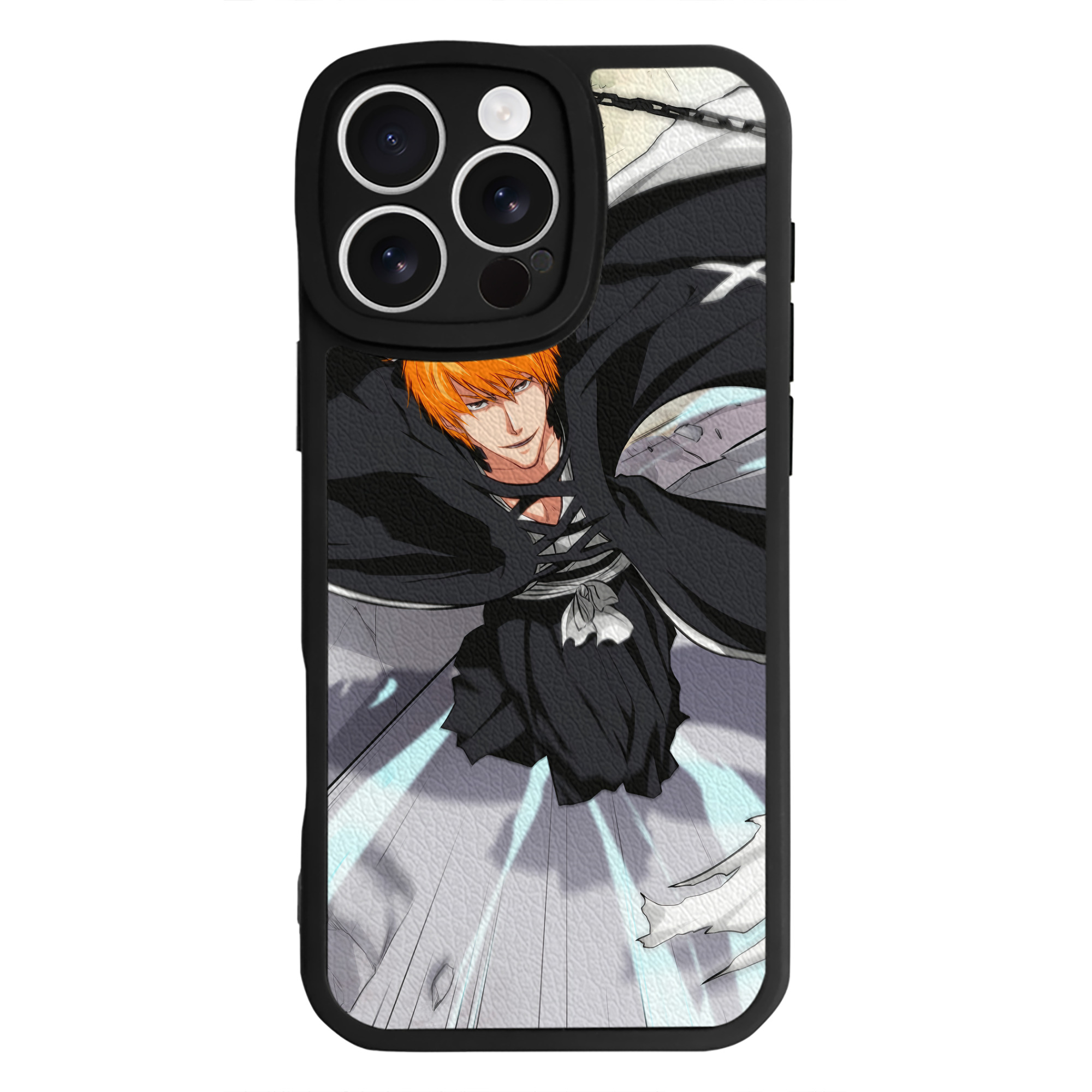 （画像用） ブリーチ BLEACH 【iPhone 16シリーズ対応】シリコンスマホケース（レザー調） 材質：シリコン